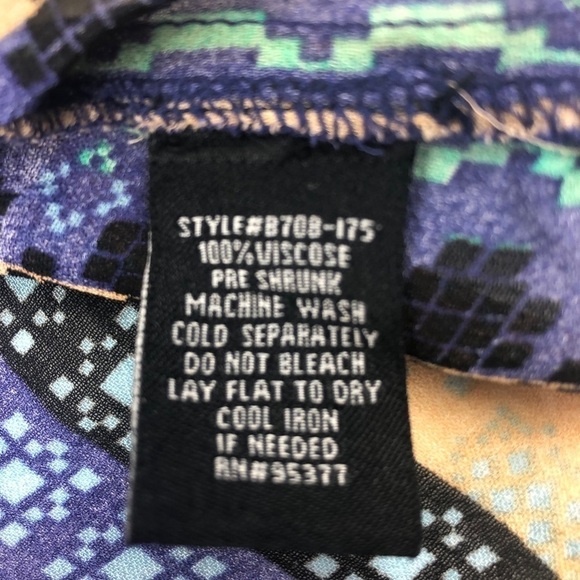 Sanctuary Womens Blouse Blue Striped Small - Picture 5 of 9